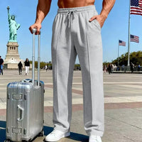 Johan™ Premium-Strickhose mit elastischem Bund und verstellbarem Kordelzug in Grau