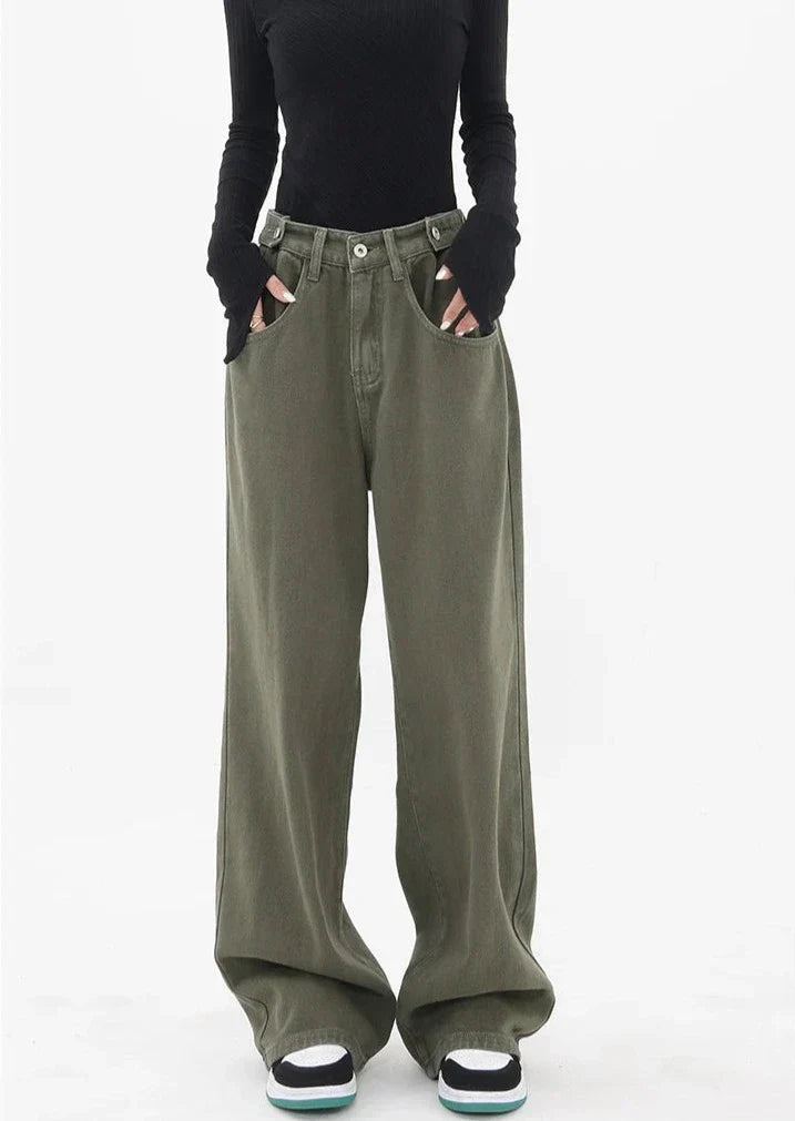 Hochtaillierte Jeans für Damen