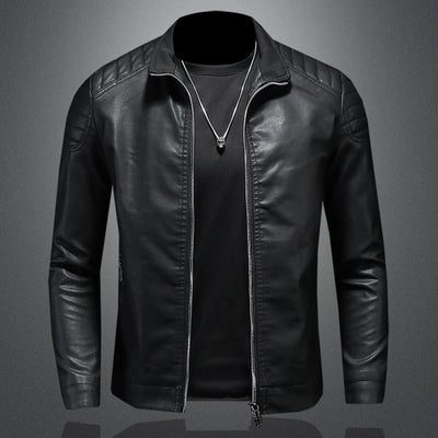 Malaga | Herren Leder-Bomberjacke