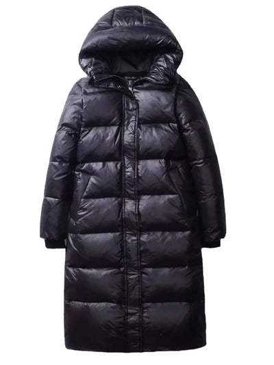 Brianna- Langer Winter-Daunenmantel für Damen