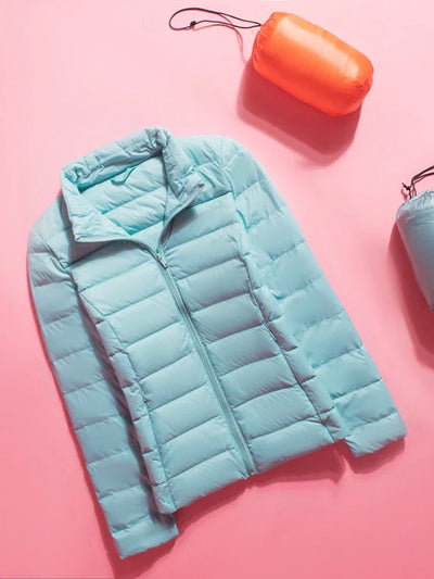 Amber - Outdoor Daunenjacke mit Kapuze für Damen