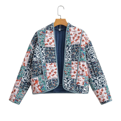 Giselo | Wintermantel mit Blumenmuster