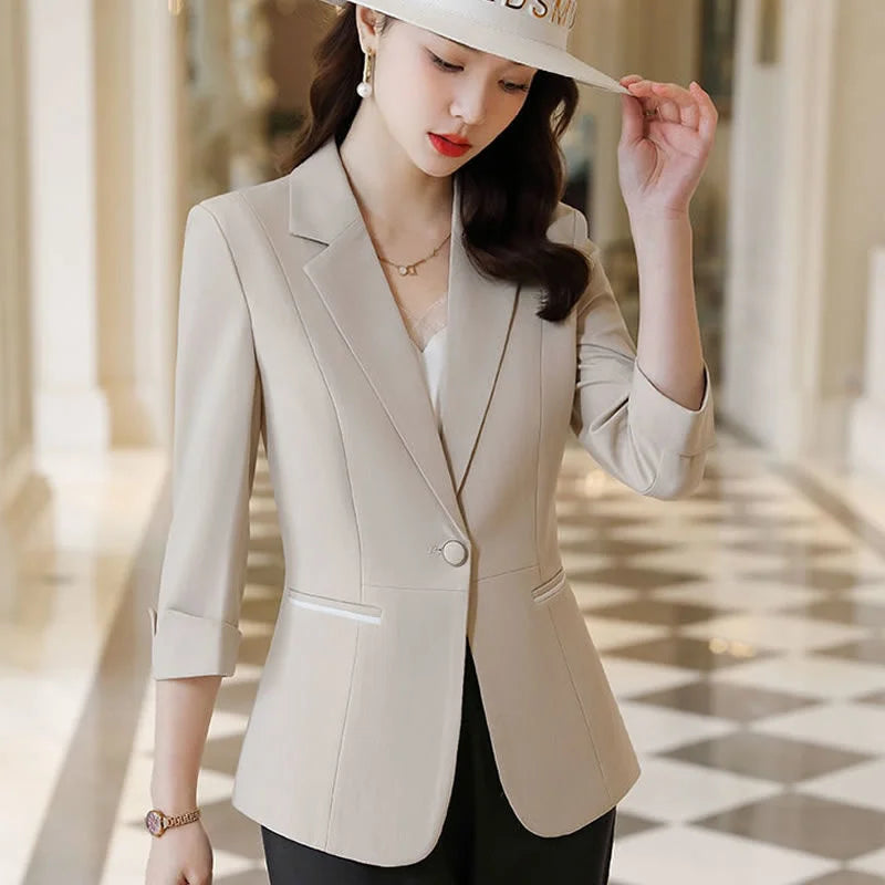 Romana - Schicker Blazer mit Schmaler Passform und Einzelknopf für Frauen