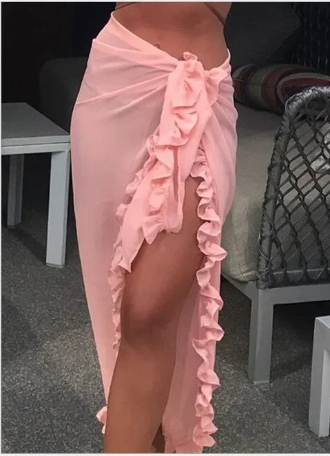 Sandra | Chiffon Strandkleid Damen