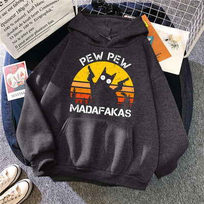 Scarlet- Hoodie für Damen mit Katzen-Print