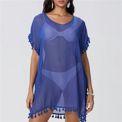 Maria | Chiffon Strandkleid Elegantes Beach Cover Up