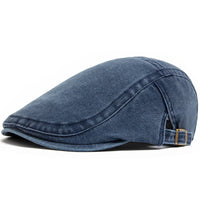 Hans | Vintage Flat Cap in Dunkelblau