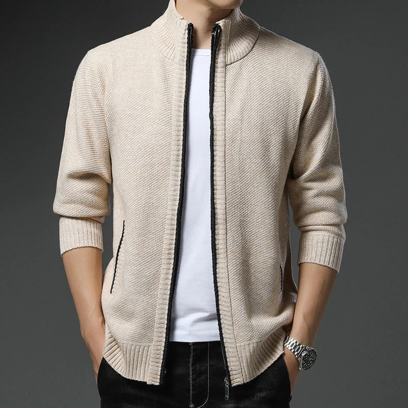 Aviv- Fleece Strickjacke für Herren
