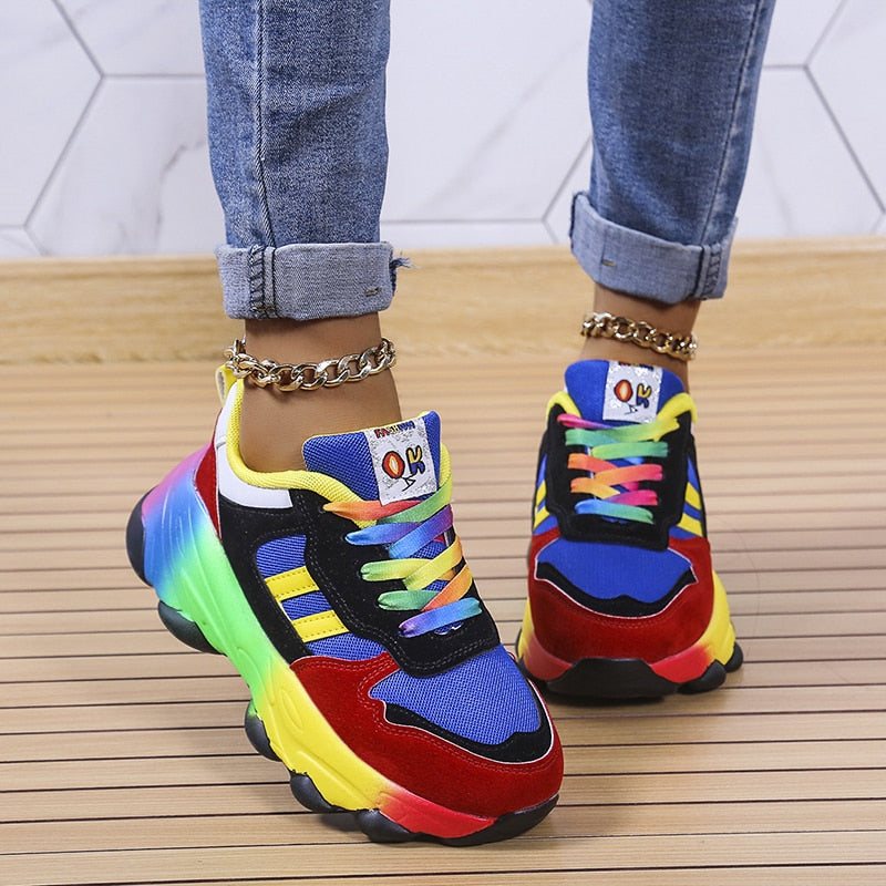 Bunte Sneakers für Damen