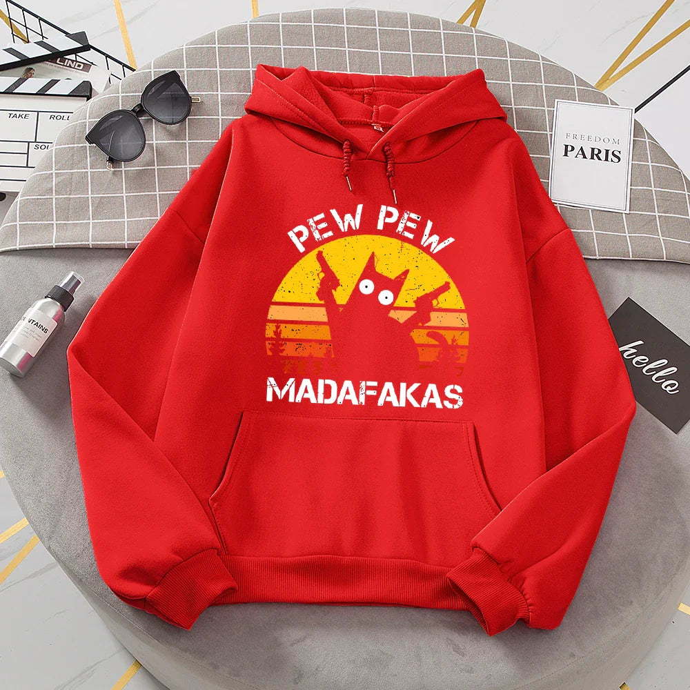 Scarlet- Hoodie für Damen mit Katzen-Print
