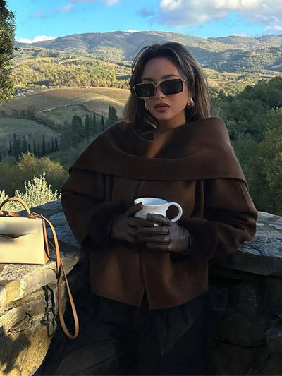 Jacke mit Halstuch für Frauen