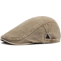Hans | Vintage Flat Cap in Khaki