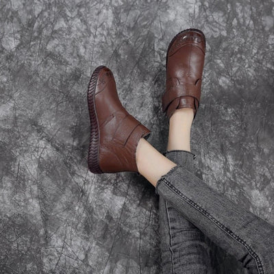 Rozanne | Lederstiefel mit Fleece-Futter