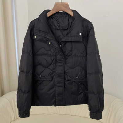 Bertine- Winterjacke mit Stehkragen für Damen