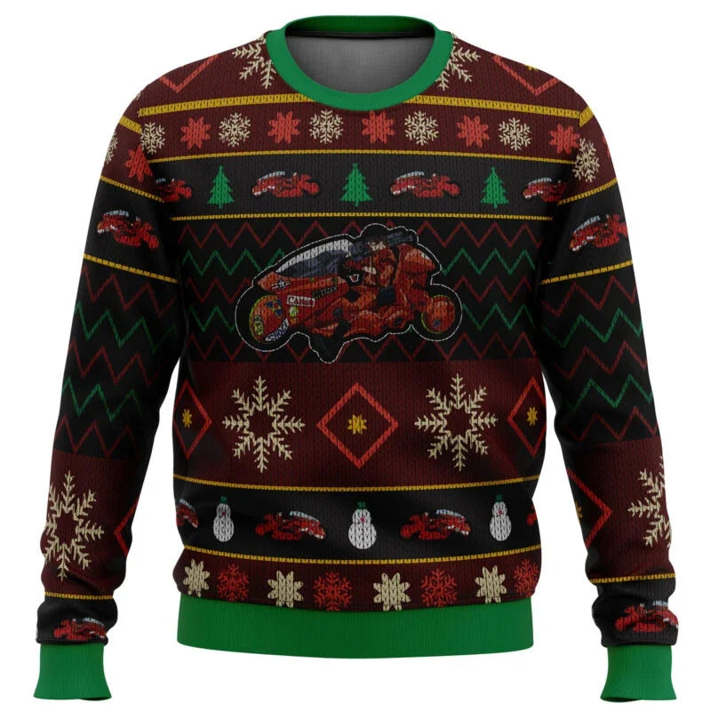 Markus - Warmer Pullover mit Rundhalsausschnitt und 3D-Weihnachtsprints für Männer und Frauen