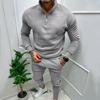 Elegantes herbst Set -MARIUS in Hellgrau