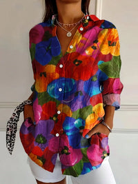 Astrid | Bunte Musterbluse in Mischen 2