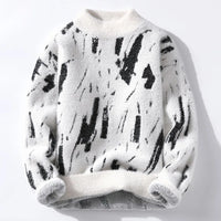RILEY -Winterdesign-kunstpullover in Weiß