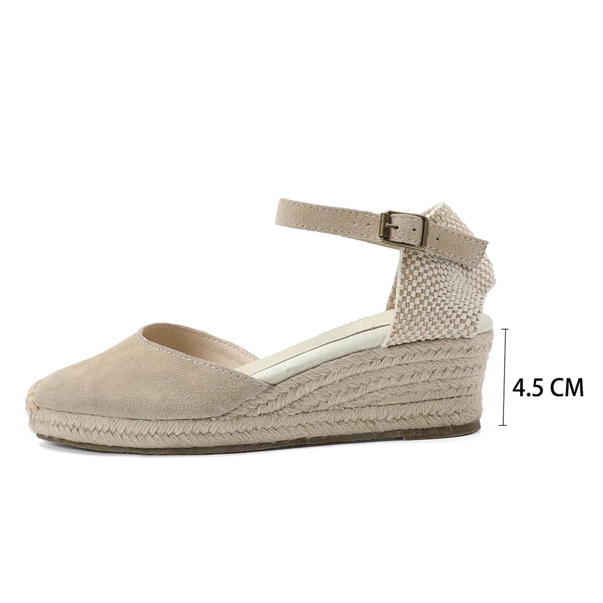 Evelyn | Damen Sandalen Wedge Flatform aus Echtem Kuhwildleder