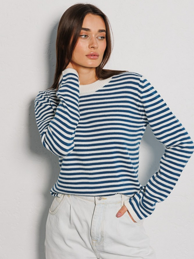 Onnie | Gestreifter Strickpullover