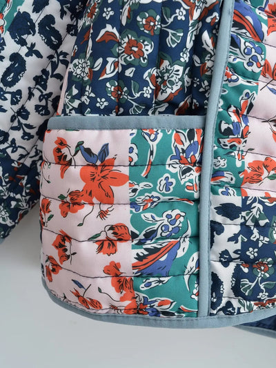 Giselo | Wintermantel mit Blumenmuster