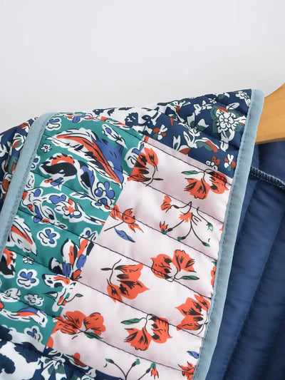 Giselo | Wintermantel mit Blumenmuster