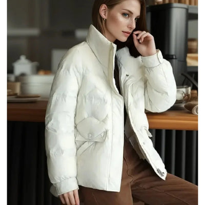 Bertine- Winterjacke mit Stehkragen für Damen