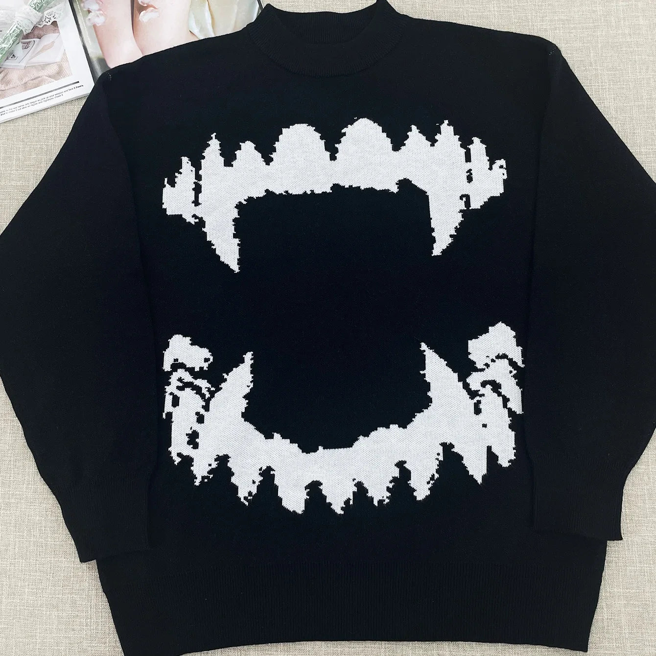 Jehu- Langärmeliger Pullover mit V-Ausschnitt für Herren