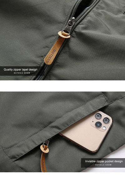 Herren Trendige Softshelljacke mit Verstellbarer Kapuze | Ideal für den Winter