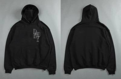 Kian - Kapuzenpulli mit lockerer Passform und Buchstabenaufdruck für Männer