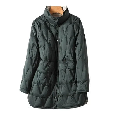 Enrika- Damen Wende-Dünne Steppjacke