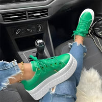 Wilgie - Bequeme Schnürschuhe in Grün