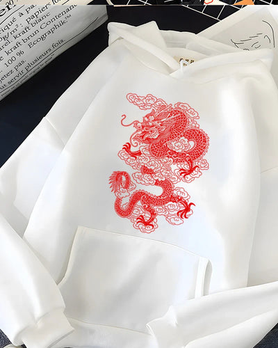 Rubika- Kapuzenpullover mit Grafikdruck für Damen