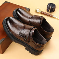 Herren-Schuh Westbury™ aus hochwertigem Leder mit weicher Sohle / Elegante Raffinesse für die Arbeit und besondere Anlässe. in Braun
