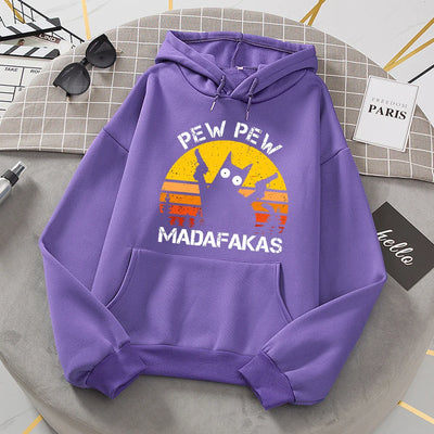 Scarlet- Hoodie für Damen mit Katzen-Print