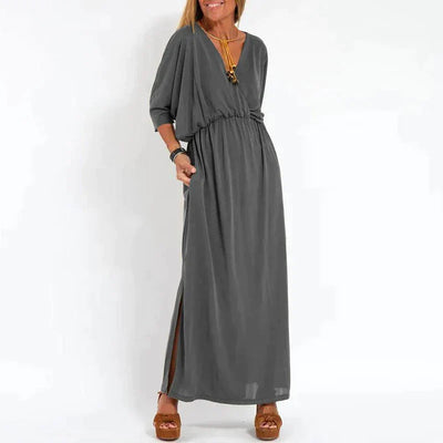 Vintagie | Vintage-Kleid mit hohem Taillen-Seitenschlitz