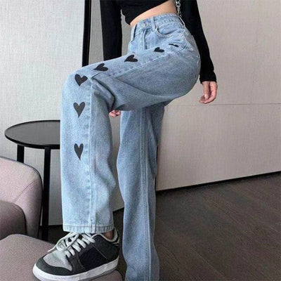 Valentine | High-Waist Jeans mit geradem Bein