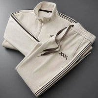 Lucien | Elegantes Baumwoll-Set für Herren in Beige
