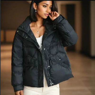 Bertine- Winterjacke mit Stehkragen für Damen