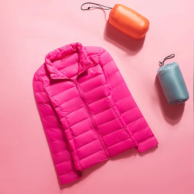 Amber - Outdoor Daunenjacke mit Kapuze für Damen
