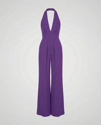 Aurore | Damen Lang Jumpsuit Elegant Festlich Modern Abend Business in Lila