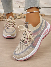 Beige mit Rosa