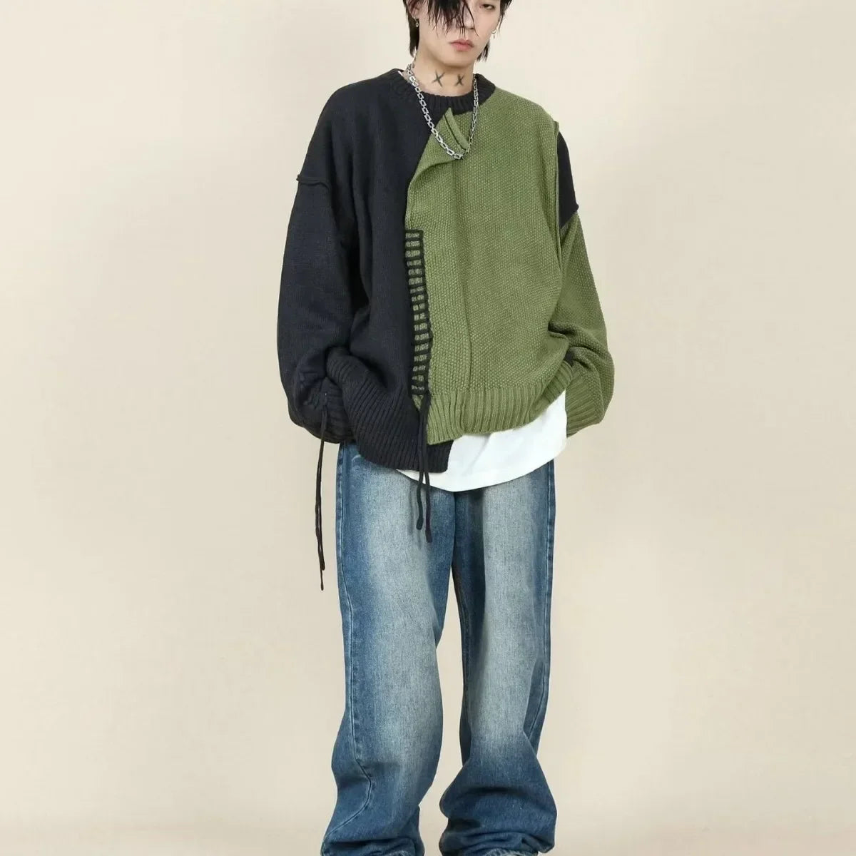 Kemuel- Retro-Pullover im Vintage-Stil