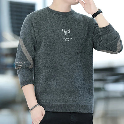 Edi- Kuscheliger Strickpullover mit Fleecefutter für Herren