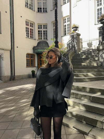 Jacke mit Halstuch für Frauen