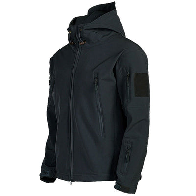 Herren Warme Dicke Softshelljacke mit Reißverschlüssen | Ideal für den Winter