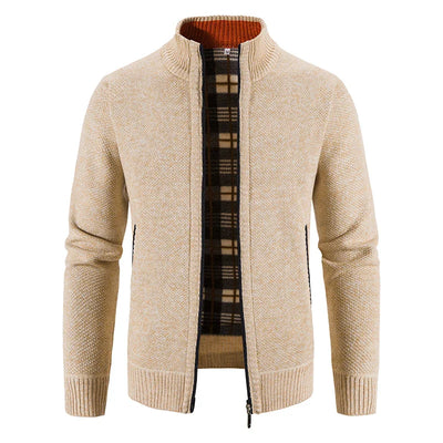 Tovi- Strickjacke mit Umlegekragen für Herren