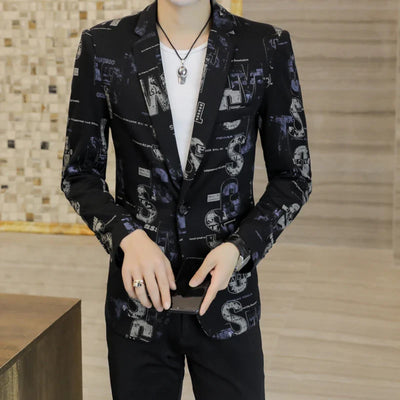 Cason- Eleganter Print-Blazer für Herren