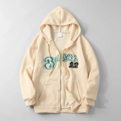 Lilit- Besticktes Sweatshirt mit langen Ärmeln