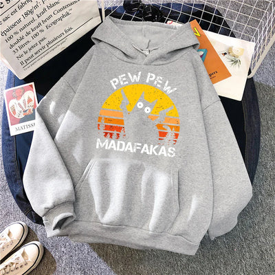 Scarlet- Hoodie für Damen mit Katzen-Print